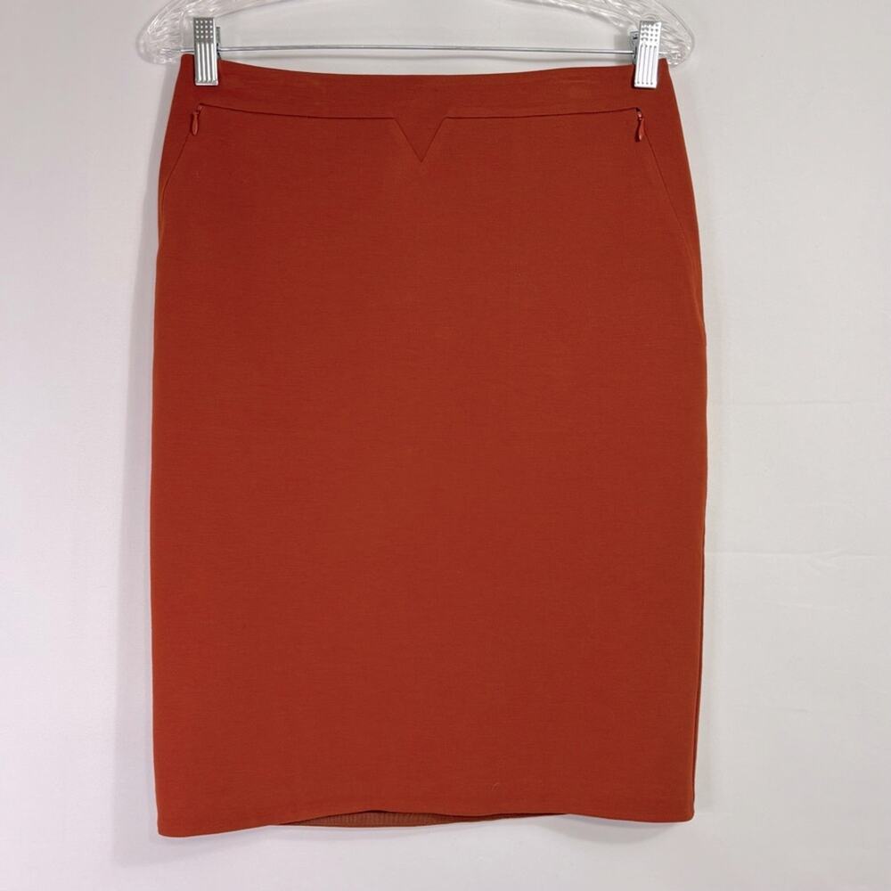 Phillip Lim Burnt Orange Pencil Skirt Size 10 QQ0838
